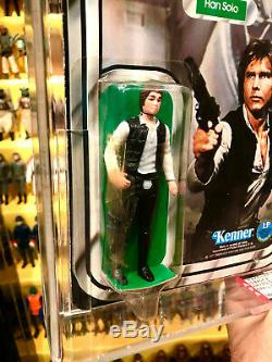 1978 Han Solo Kenner 12 Back Un Star Wars Non Perforé Afa 75 80 80 Vintage Moc Cb