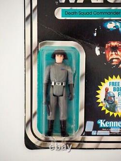 1978 Star Wars Death Squad Commander Vintage Kenner Action Figure Moc, 20 Retour