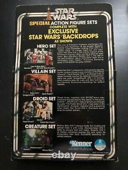 1978 Vintage Kenner Star Wars Droid Jeu D'action Figure 3-pack R5-d4 Dsd Gonk Mib