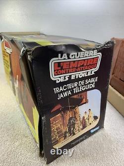 1980 Kenner Star Wars Crawler Jawa Sand Avec Télécommande Empire Box Cib Lire