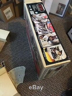 1981 Vintage Star Wars Millennium Falcon Rare Mono Rotj Boîte Boxed Millenium