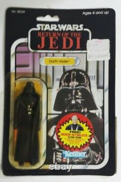 1983 Kenner Star Wars Vintage Rotj Darth Vader 77 Retour B Moc Bateau Libre