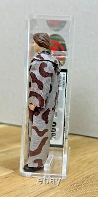 ++ 1984 UKG 90 VINTAGE STAR WARS MANTEAU TRENCH HAN SOLO COL CAMOUFLAGE SANS COO ++