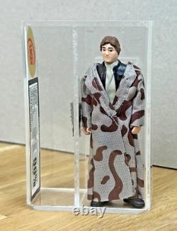 ++ 1984 UKG 90 VINTAGE STAR WARS MANTEAU TRENCH HAN SOLO COL CAMOUFLAGE SANS COO ++