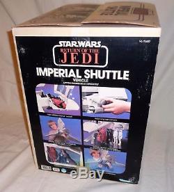1984 Vintage Kenner Star Wars Rotj Imperial Shuttle Complète Des Inserts De Menthe En Boîte