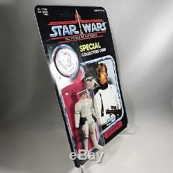 1985 Star Wars Vintage Luke Skywalker Stormtrooper Avec Coin Potf Moc Sur Mesure