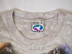 1997 Star Wars Liquid Blue Vintage Tie Dye T-shirt X-large, Boba Fett