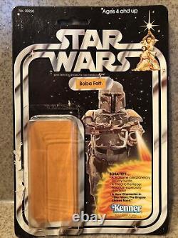 21 Retour Boba Fett 1979 Vintage Kenner Star Wars Cardback Avec Bulle