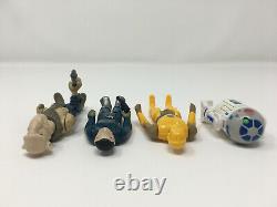 4 Repro Figures Yak Visage, Bleu Snaggletooth, Droids Cru De Type C-3po Et R2-d2