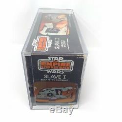 Afa Graded Star Wars Slave 1 Boba Fett 1981 Vintage, Mandalorien Kenner Nr