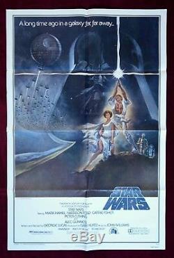 Affiche De Film Originale De Star Wars, 1977, Style A 1sh Un Nouvel Espoir