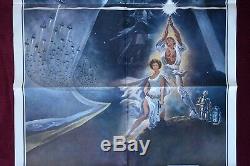 Affiche De Film Originale De Star Wars, 1977, Style A 1sh Un Nouvel Espoir
