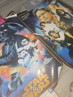 Affiches originales de Star Wars vintage X2 en bon état