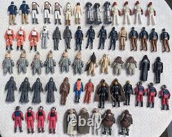 Assortiment de 107 figurines vintage Star Wars en gros lot