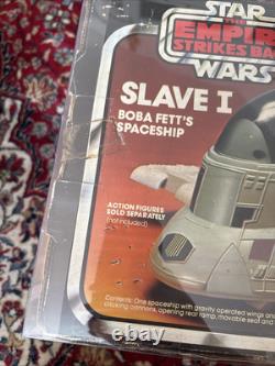 Boîte Palitoy Vintage Slave-1 Star Wars avec étui déflecteur. Sans instructions.