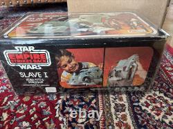 Boîte Palitoy Vintage Slave-1 Star Wars avec étui déflecteur. Sans instructions.