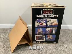 Boîte Vintage Imperial Shuttle Grande Forme Avec Insert Wars Original Kenner Étoiles