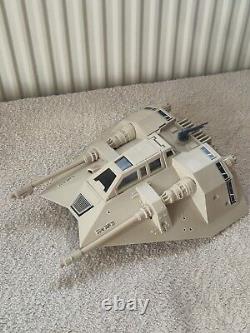 Boîte vintage Star Wars ROTJ Bi Logo Snowspeeder en état proche du MINT et fonctionnant