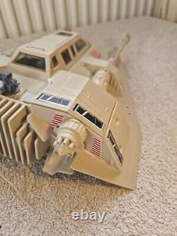 Boîte vintage Star Wars ROTJ Bi Logo Snowspeeder en état proche du MINT et fonctionnant