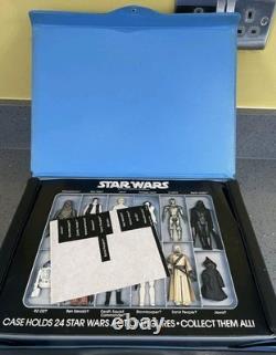 COFFRET DE COLLECTION DE MINI-FIGURES D'ACTION STAR WARS VINTAGE 1977, Feuille d'insertion/Autocollants