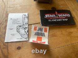 Cartes d'instructions, décalques et boîte de l'ATL Interceptor des droids Star Wars Vintage Kenner