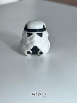 Casque de figurine Luke Stormtrooper des Derniers 17 de Star Wars Vintage 1984 100% Authentique