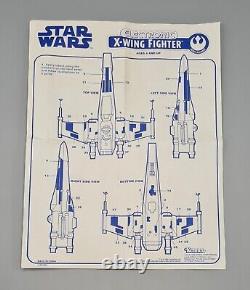 Chasseur X-Wing électronique Star Wars Vintage POTF2 1995 Kenner MIB Non utilisé