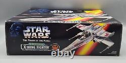 Chasseur X-Wing électronique Star Wars Vintage POTF2 1995 Kenner MIB Non utilisé