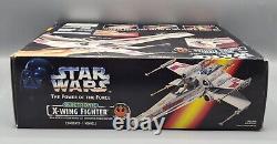 Chasseur X-Wing électronique Star Wars Vintage POTF2 1995 Kenner MIB Non utilisé