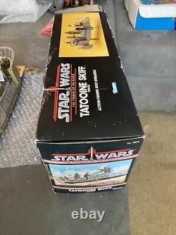 Chenil Vintage Star Wars Potf Tatooine Skiff. Complet Avec Boîte. Excellente! Afa