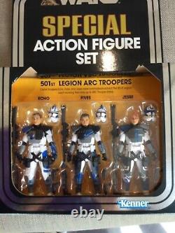 Collecte De Vinture De Star Wars 501st Clone Special Action Figure Set Mint