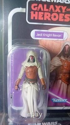 Collection Vintage Star Wars Darth Revan Vc301 et Jedi Revan Vc306 MOC dans des étuis