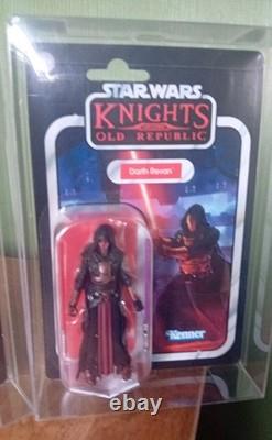 Collection Vintage Star Wars Darth Revan Vc301 et Jedi Revan Vc306 MOC dans des étuis