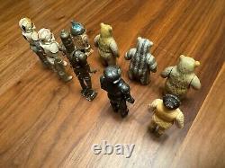 Collection Vintage Star Wars Lot de 9 Figurines Détachées