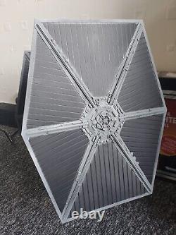 Collection Vintage Star Wars Tie Fighter avec support, modèle de jouet personnalisé peint