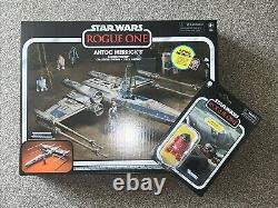 Collection Vintage de Star Wars Rogue One X-Wing d'Antoc Merrick - Scellé + R2-SHW