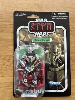 Collection Vintage rare de Star Wars General Grievous neuf et non ouvert