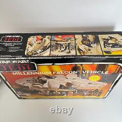 Collection complète de la boîte originale du Faucon Millenium Star Wars Vintage ROTJ uniquement