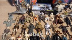 Collection de figurines Star Wars vintage et modernes, lot de joblot