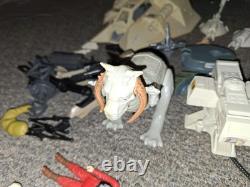 Collection de figurines d'action Kenner Star Wars vintage, accessoires et vaisseaux