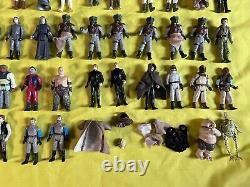 Collection de figurines d'action Star Wars Vintage 1977-1985 en vrac (Kenner/Palitoy)