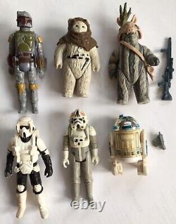 Collection de figurines et d'armes Star Wars vintage