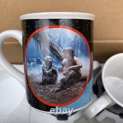 Collection de tasses vintage Star Wars Hamilton Lucasfilm en plein set de 8 neuves