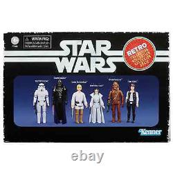Collection rétro vintage Star Wars Wave 1 Un nouvel espoir Ensemble de figurines Multipack Rare