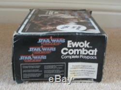 Combinaison De Combat Ewok Complète Vintage Star Wars 100% Originale Avec Emballage D'origine 1984