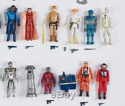 Complète Collection De Figurines Star Wars Vintage (x77) 1977-1984 Armes Originales