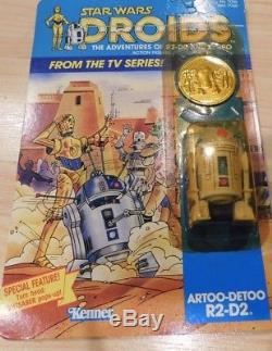 Dessin Animé R2-d2 Vintage De Star Wars Droids Cartoon & Coin Scellé