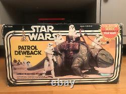Dewback Star Wars vintage avec boîte Kenner d'origine 1983