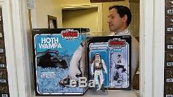 Doux Géant Star Wars Jumbo Vintage 22 Wampa + 14 Hoth Luke Skywalker Dans La Main