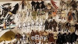 Énorme Lot De 125 Figurines D'action Star Warsvintagelegacysagahasbrokennerblack